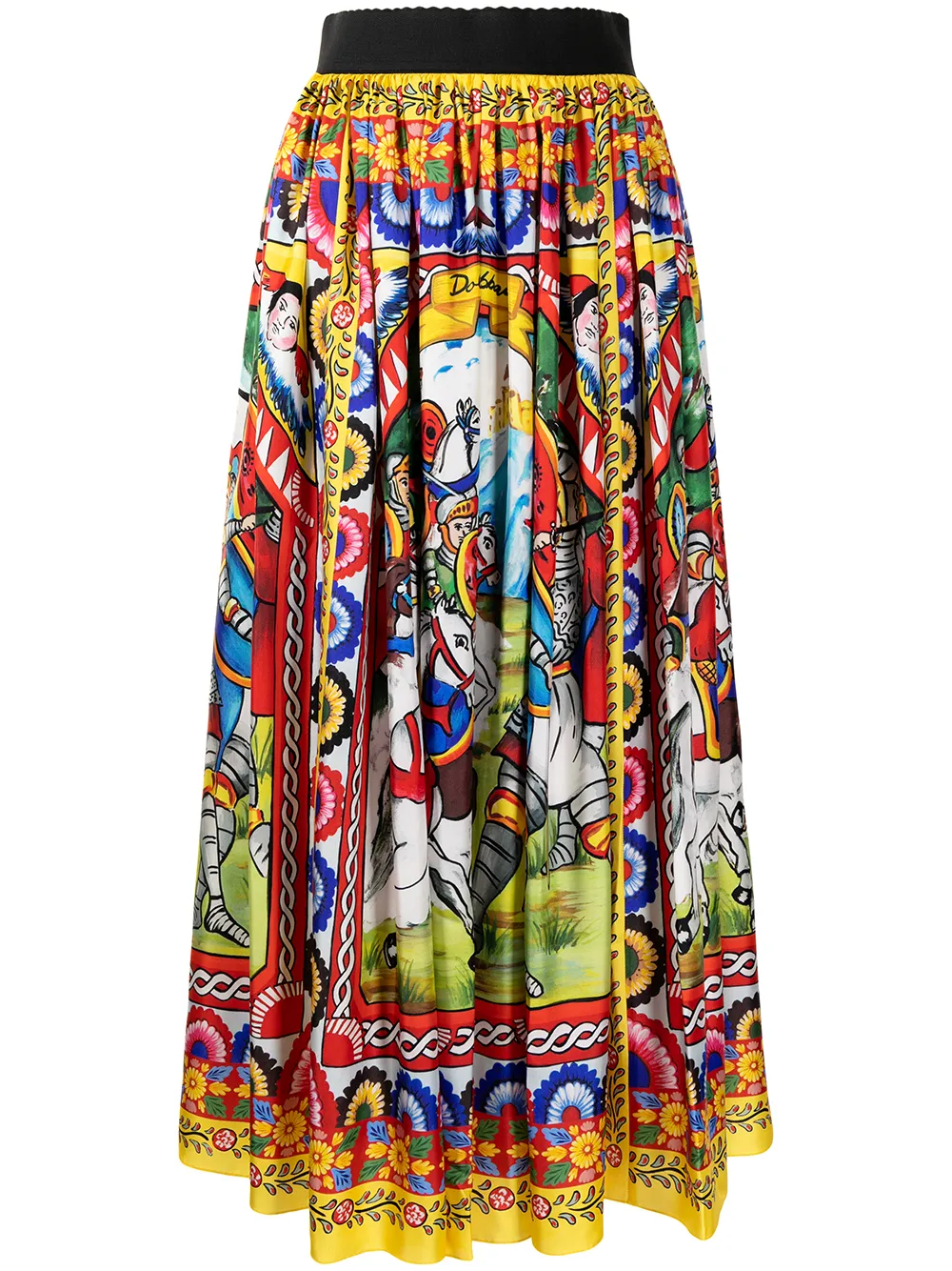 Юбка миди с принтом Carretto DOLCE & GABBANA, желтый
Юбка миди с принтом Carretto DOLCE & GABBANA, желтый