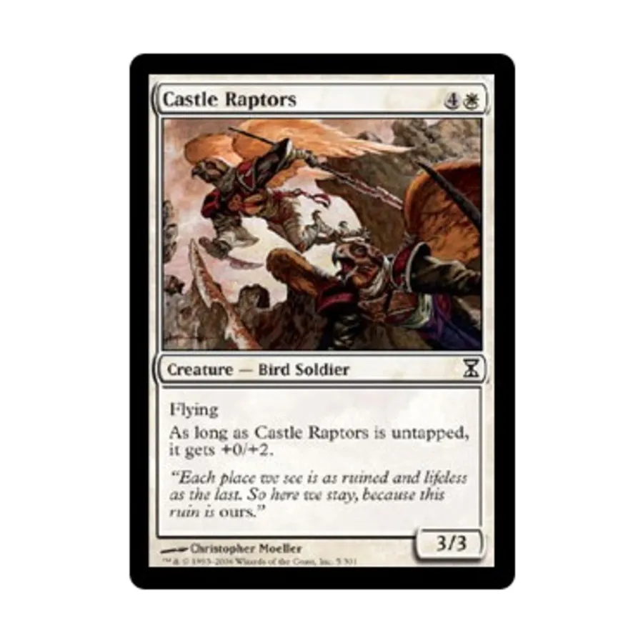 CCG Замок Рэпторс (К), MTG - Time Spiral
CCG Замок Рэпторс (К), MTG - Time Spiral