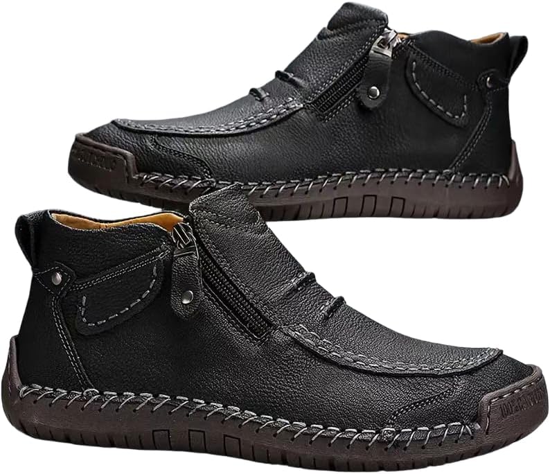 Кожаные ботильоны ручной работы, модный стиль, боковая молния, доступны в черном, белом и коричневом цветах, удобная повседневная обувь для прогулок Generic
Кожаные ботильоны ручной работы, модный стиль, боковая молния, доступны в черном, белом и коричневом цветах, удобная повседневная обувь для прогулок Generic