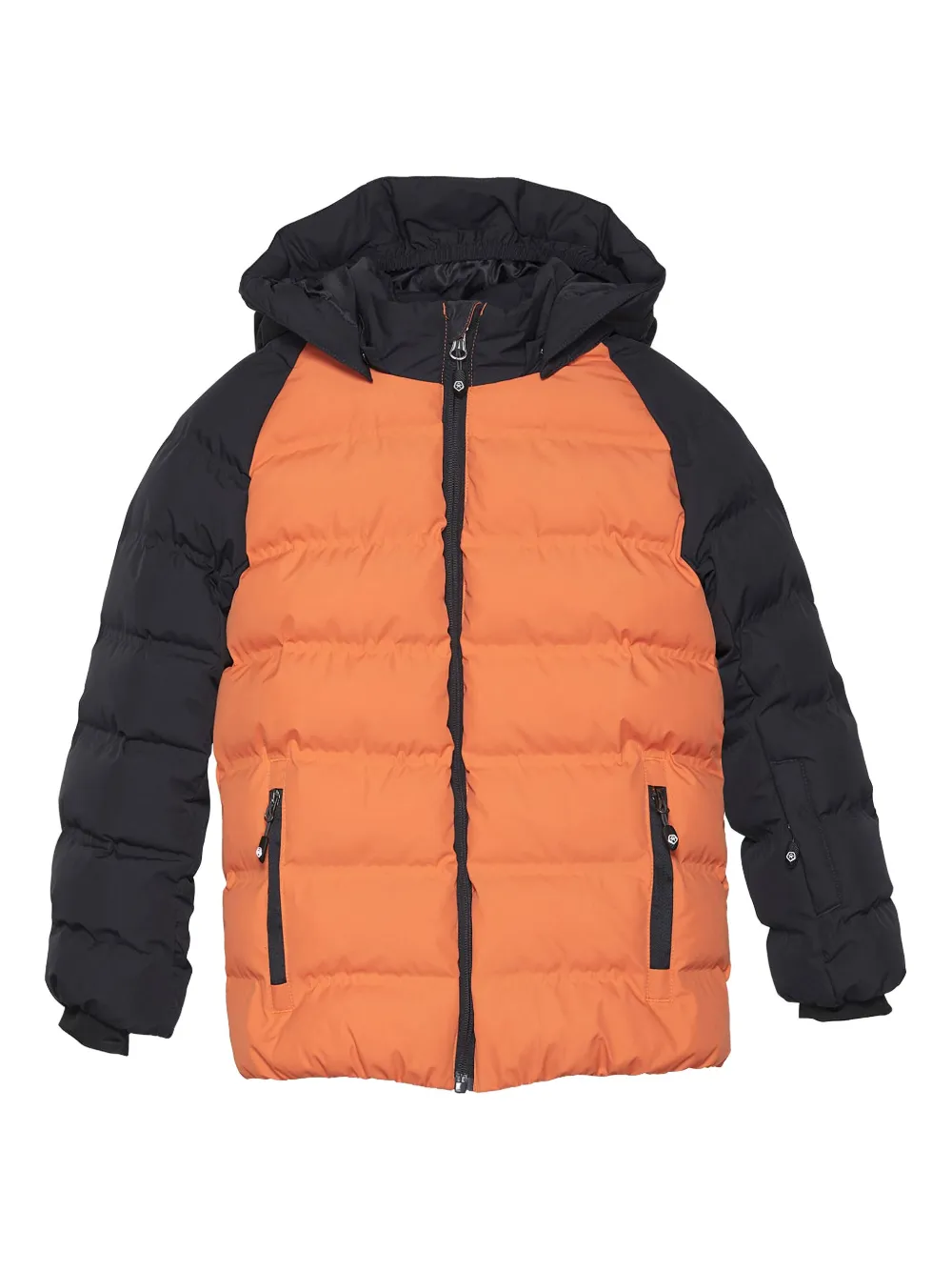 Пуховик в стиле колор-блок COLOR KIDS, оранжевый
Пуховик в стиле колор-блок COLOR KIDS, оранжевый