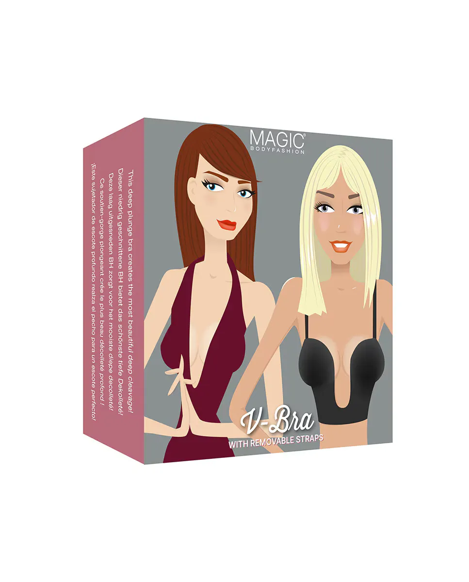 V-Bra Collection MAGIC Bodyfashion бюстгальтер без косточек с верхним вырезом и широким вырезом, черный
V-Bra Collection MAGIC Bodyfashion бюстгальтер без косточек с верхним вырезом и широким вырезом, черный