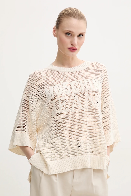 Свитер Moschino Jeans, бежевый
Свитер Moschino Jeans, бежевый