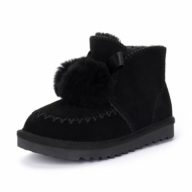 Теплые детские зимние ботинки с низким голенищем HDJ, черный
Теплые детские зимние ботинки с низким голенищем HDJ, черный