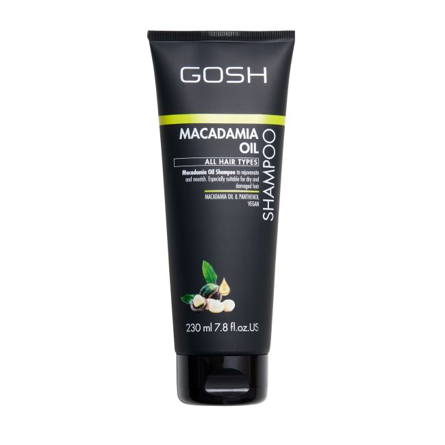 Шампунь для волос с маслом макадамии Gosh, 230 мл
Шампунь для волос с маслом макадамии Gosh, 230 мл