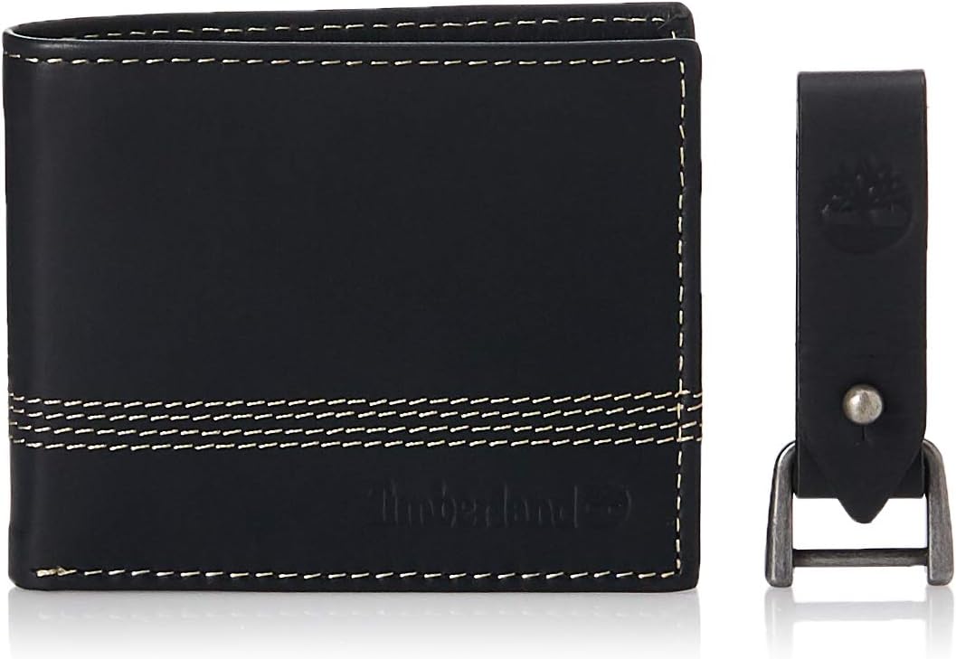 Мужской кожаный кошелек Timberland Slimfold с брелоком в подарочном наборе, Black
Мужской кожаный кошелек Timberland Slimfold с брелоком в подарочном наборе, Black
