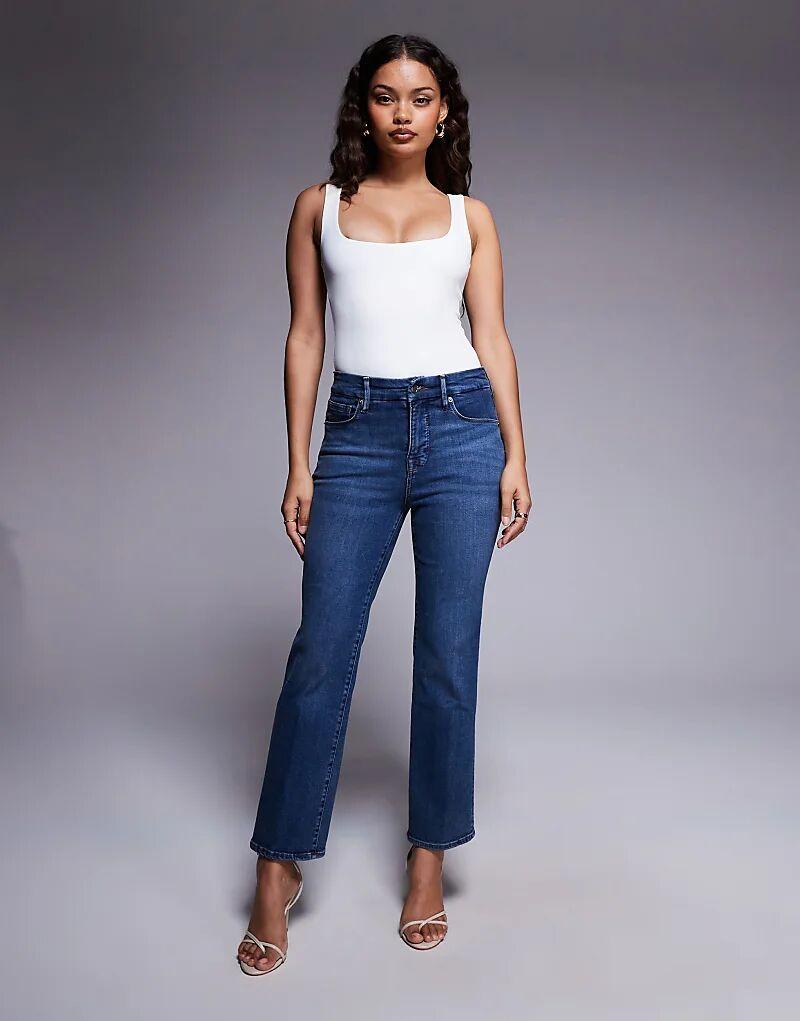 Джинсы Good American Good Petite прямого кроя синего цвета Good American Petite
Джинсы Good American Good Petite прямого кроя синего цвета Good American Petite