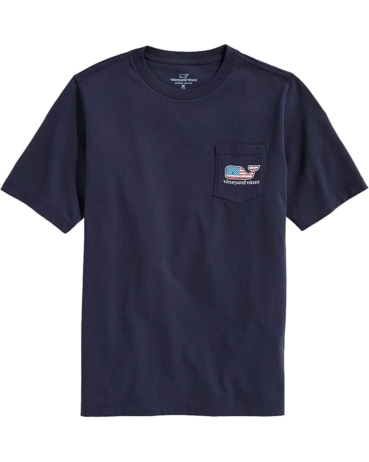 Футболка Vineyard Vines Kids Flag Whale Short-Sleeve Pocket Tee, цвет Vineyard Navy
Футболка Vineyard Vines Kids Flag Whale Short-Sleeve Pocket Tee, цвет Vineyard Navy