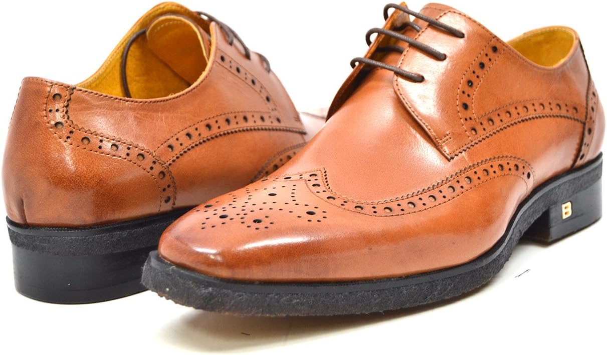 Мужские классические туфли British Collection Charles из кожи и пони, Cognac Leather
Мужские классические туфли British Collection Charles из кожи и пони, Cognac Leather