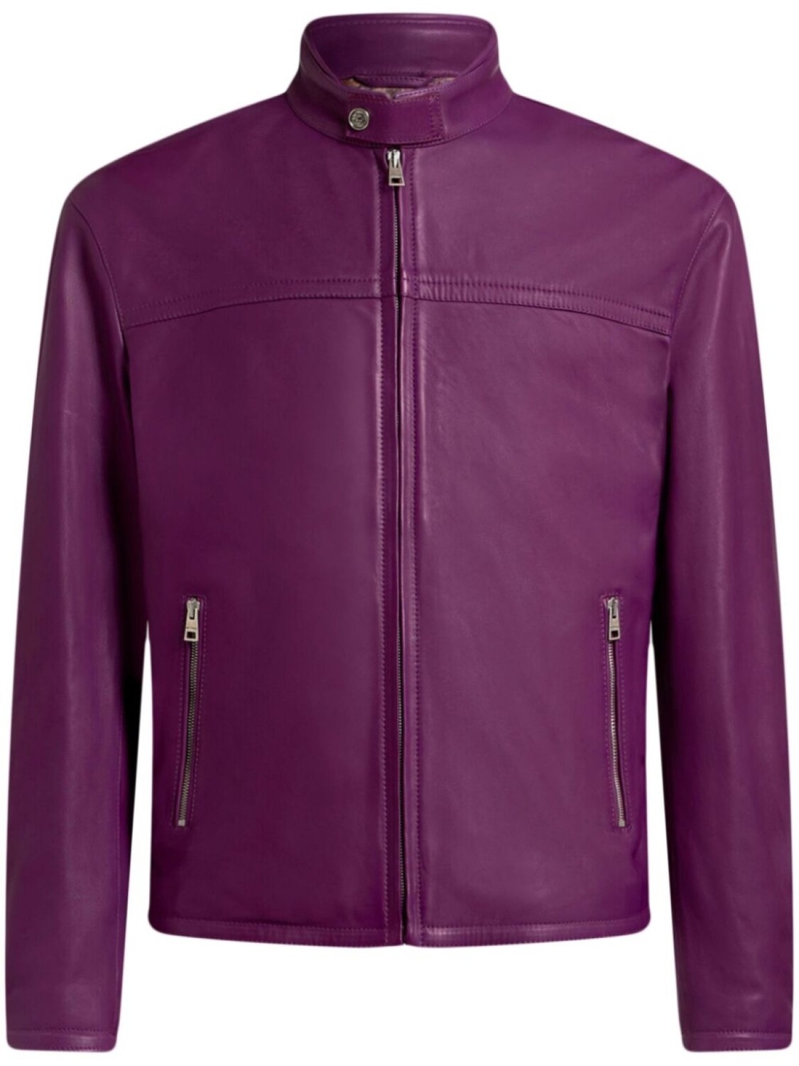 Кожаная куртка с логотипом ETRO, фиолетовый
Кожаная куртка с логотипом ETRO, фиолетовый