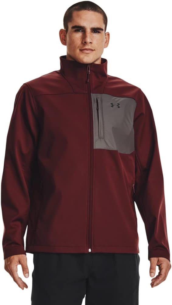 Мужская куртка Under Armour Coldgear Infrared Shield 2.0 Soft Shell, (690) Chestnut Red/Fresh Clay/Black
Мужская куртка Under Armour Coldgear Infrared Shield 2.0 Soft Shell, (690) Chestnut Red/Fresh Clay/Black