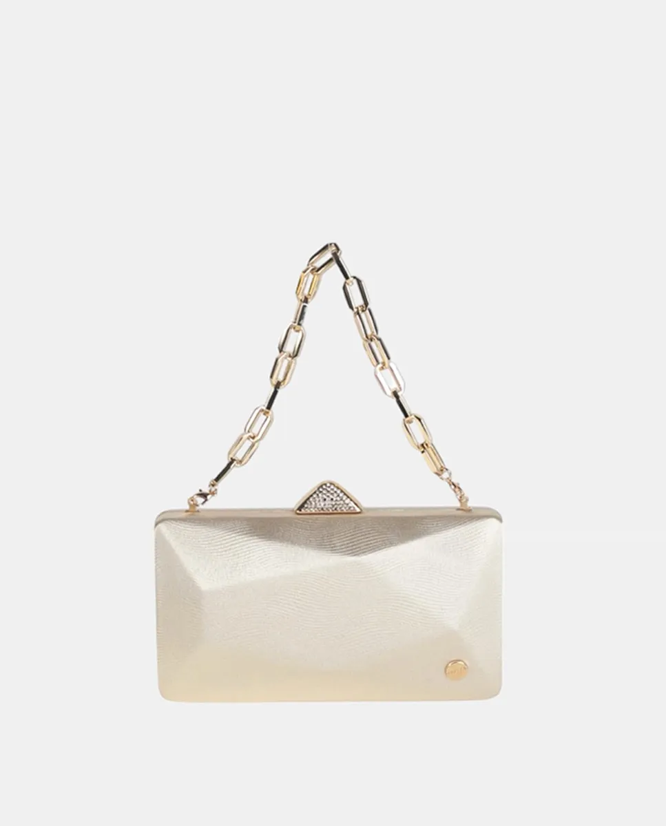 Прямоугольная сумочка-клатч с золотым тиснением на атласной подкладке и металлической застёжкой табакерка Volum, золотой
Прямоугольная сумочка-клатч с золотым тиснением на атласной подкладке и металлической застёжкой табакерка Volum, золотой