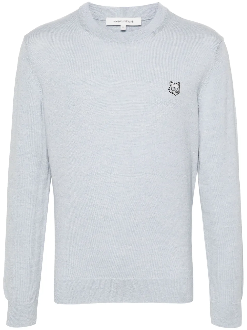 Шерстяной джемпер Bold Fox Head Maison Kitsuné, синий 
Шерстяной джемпер Bold Fox Head Maison Kitsuné, синий