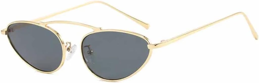 Солнцезащитные очки с защитой UV400 | Металлическая оправа "кошачий глаз" овальной формы | для женщин и мужчин, для занятий спортом на открытом воздухе и вождения DSVIGF, Gold Gray
Солнцезащитные очки с защитой UV400 | Металлическая оправа "кошачий глаз" овальной формы | для женщин и мужчин, для занятий спортом на открытом воздухе и вождения DSVIGF, Gold Gray