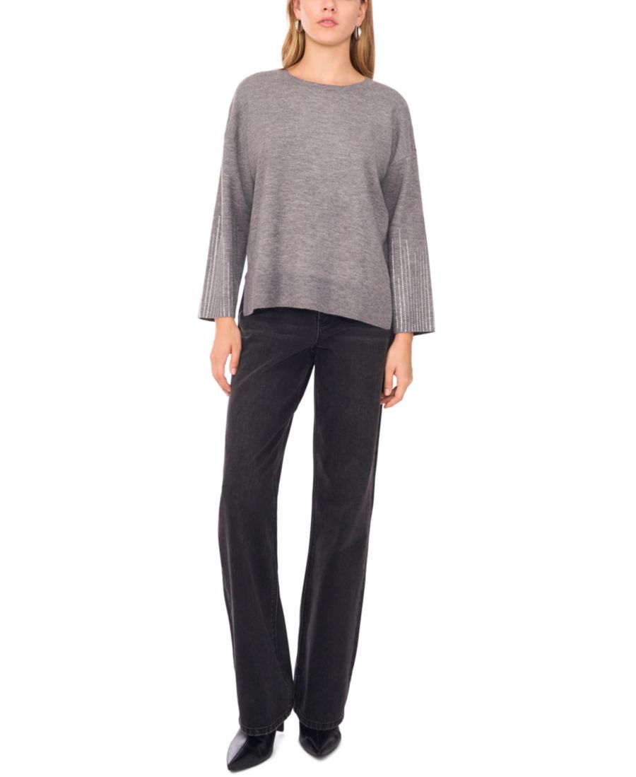 Женский свитер с круглым вырезом и длинными рукавами, украшенный стразами Sam & Jess, Smokey Heather
Женский свитер с круглым вырезом и длинными рукавами, украшенный стразами Sam & Jess, Smokey Heather