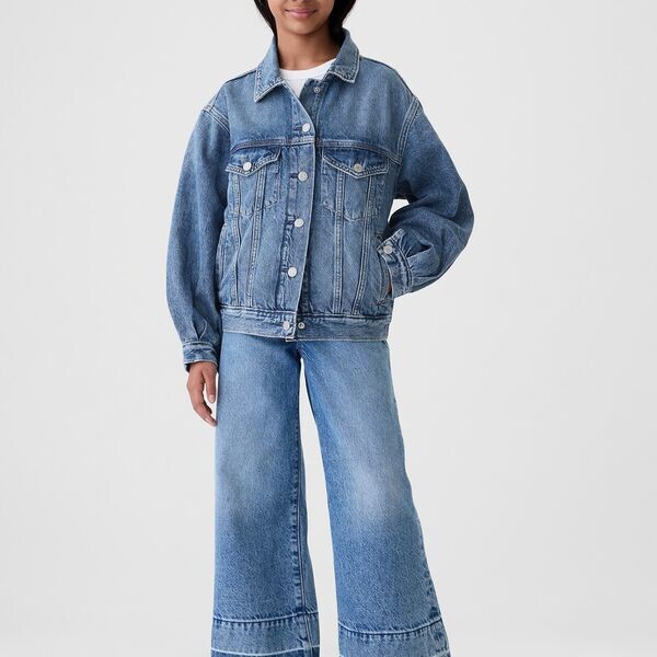 Короткая куртка из денима обработанного кислотой Gap, синий
Короткая куртка из денима обработанного кислотой Gap, синий