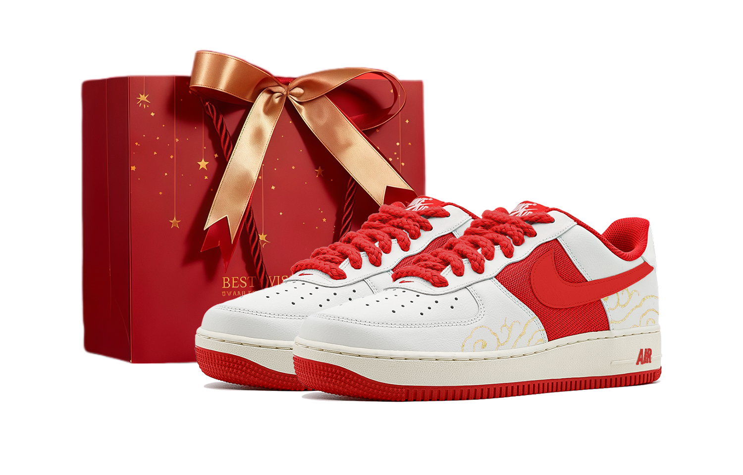 Nike Air Force 1 Auspicious Clouds Of Auspiciousness низкие кроссовки для скейтбординга унисекс красный белый золотой
Nike Air Force 1 Auspicious Clouds Of Auspiciousness низкие кроссовки для скейтбординга унисекс красный белый золотой