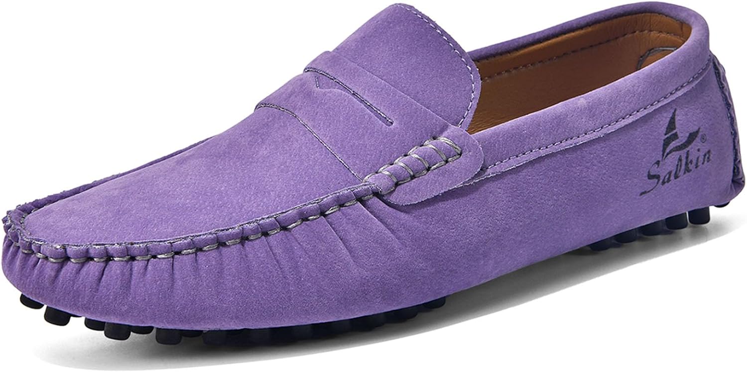 Мужские модные замшевые мокасины для вождения, удобные повседневные туфли-лодочки Zppordmr, фиолетовый
Мужские модные замшевые мокасины для вождения, удобные повседневные туфли-лодочки Zppordmr, фиолетовый