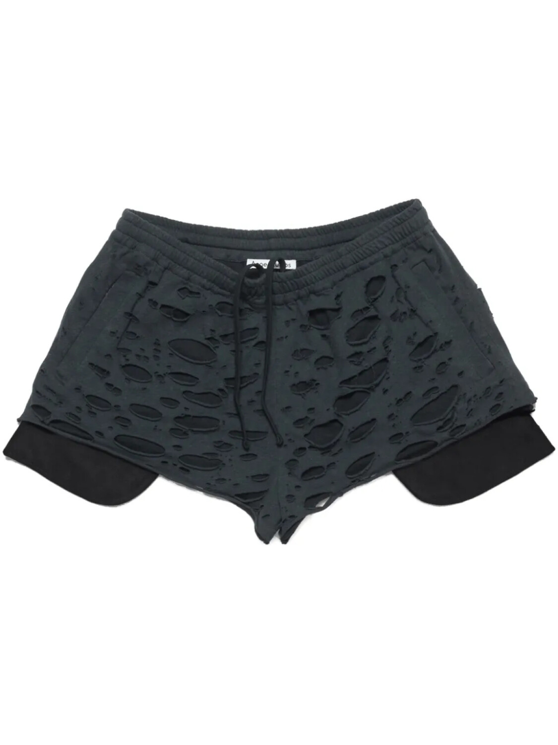 Хлопковые шорты Acne Studios, черный
Хлопковые шорты Acne Studios, черный