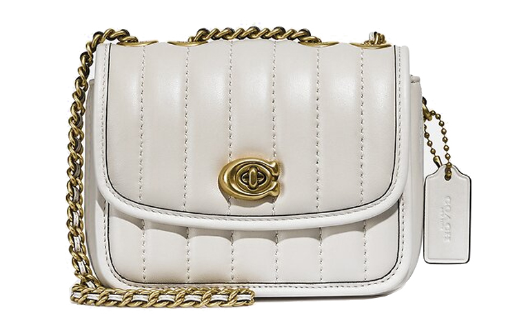 COACH Мадисон кожаная с тканью маленькая квадратная сумка через плечо мини женская белая
COACH Мадисон кожаная с тканью маленькая квадратная сумка через плечо мини женская белая