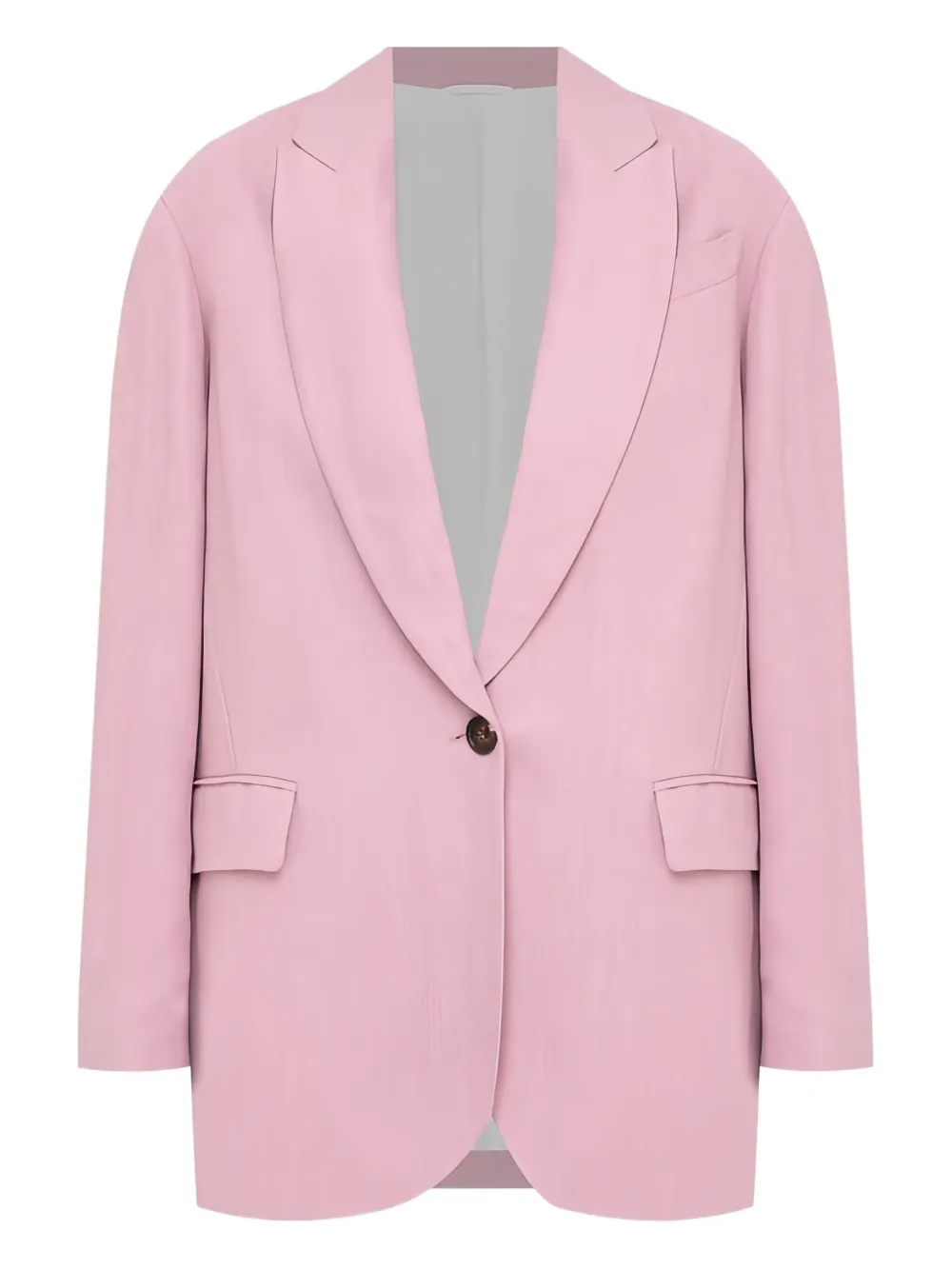 Однобортный блейзер Brunello Cucinelli, розовый
Однобортный блейзер Brunello Cucinelli, розовый