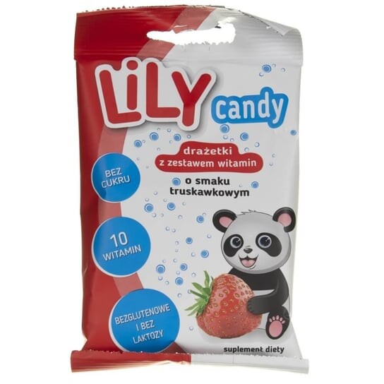 7Pharma, Lily Candy, Драже с набором витаминов, со вкусом клубники, 40 г
7Pharma, Lily Candy, Драже с набором витаминов, со вкусом клубники, 40 г