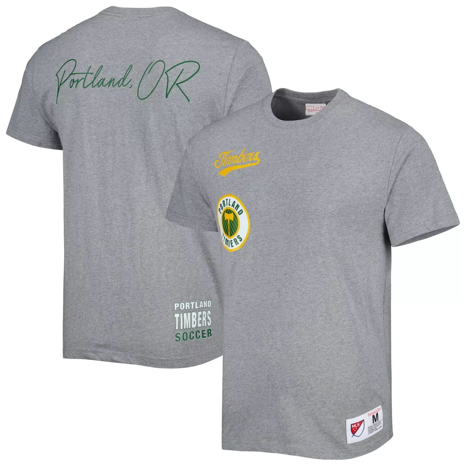 Мужская серая футболка Mitchell & Ness Portland Timbers City, Серый, Мужская серая футболка Mitchell & Ness Portland Timbers City
Мужская серая футболка Mitchell & Ness Portland Timbers City, Серый, Мужская серая футболка Mitchell & Ness Portland Timbers City