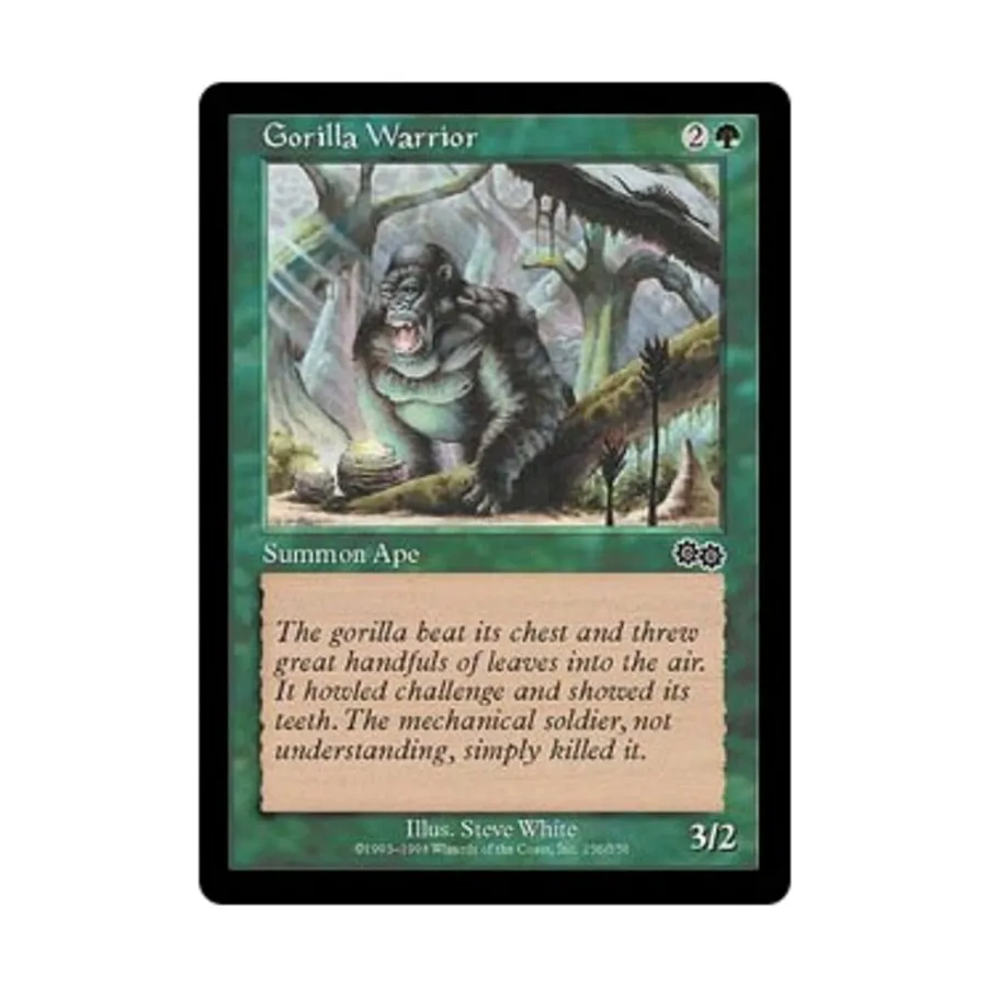 CCG Горилла Воин (К), MTG - Urza's Saga
CCG Горилла Воин (К), MTG - Urza's Saga