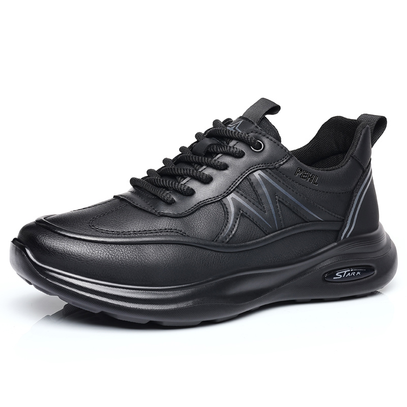 Низкие повседневные туфли с амортизацией, противоскользящие, износостойкие, легкие, увеличивающие рост и отскок, для мужчин PEHL, Black
Низкие повседневные туфли с амортизацией, противоскользящие, износостойкие, легкие, увеличивающие рост и отскок, для мужчин PEHL, Black