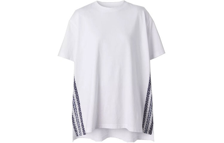 Футболка женская Burberry с узором по бокам, белый
Футболка женская Burberry с узором по бокам, белый