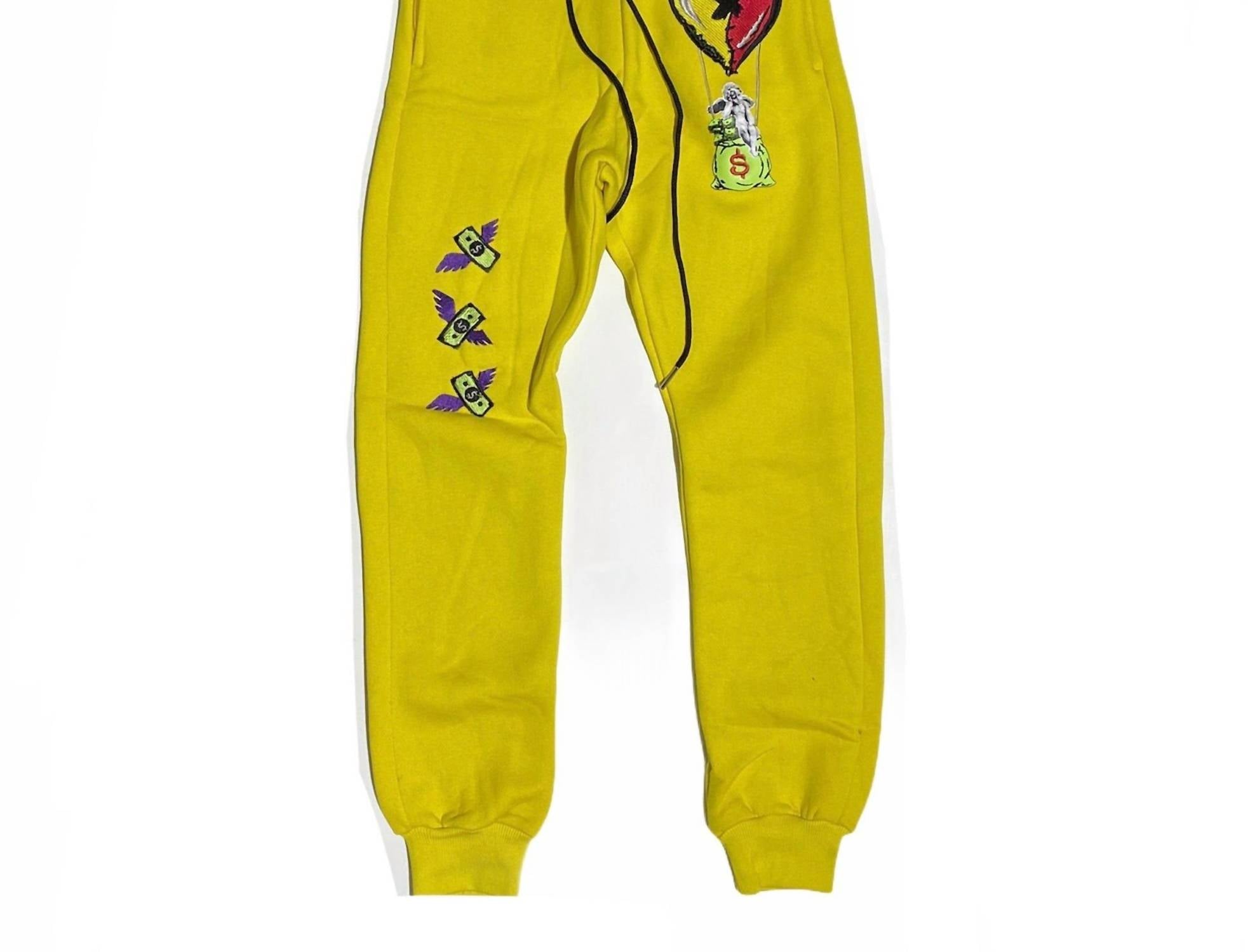 Мужские What The Air Джоггеры желтого/красного цвета RETRO LABEL
Мужские What The Air Джоггеры желтого/красного цвета RETRO LABEL