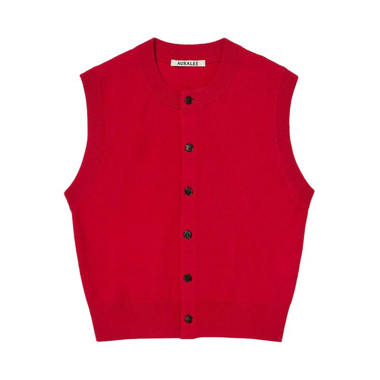 Топ Auralee High Twist Wool Knit Vest Top, Red
Топ Auralee High Twist Wool Knit Vest Top, Red
