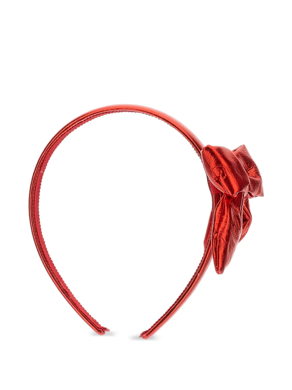 Повязка на голову с бантом и эффектом металлик Monnalisa, красный
Повязка на голову с бантом и эффектом металлик Monnalisa, красный