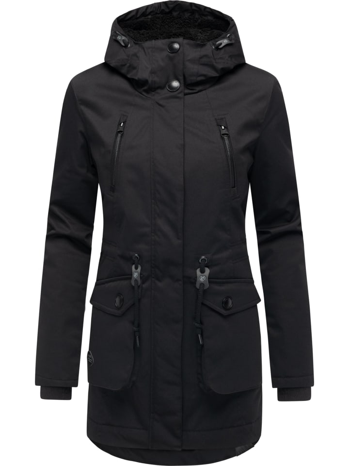 Зимнее пальто ragwear, черный
Зимнее пальто ragwear, черный