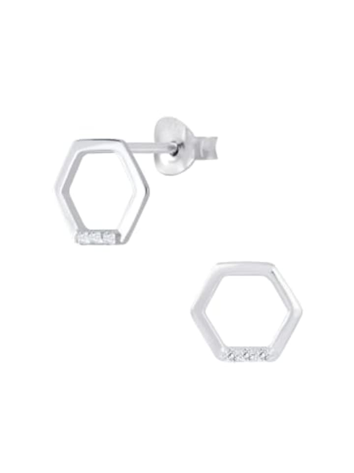 Alexander York Серьги-гвоздики HEXAGON из серебра 925 пробы, комплект из 2 штук
Alexander York Серьги-гвоздики HEXAGON из серебра 925 пробы, комплект из 2 штук