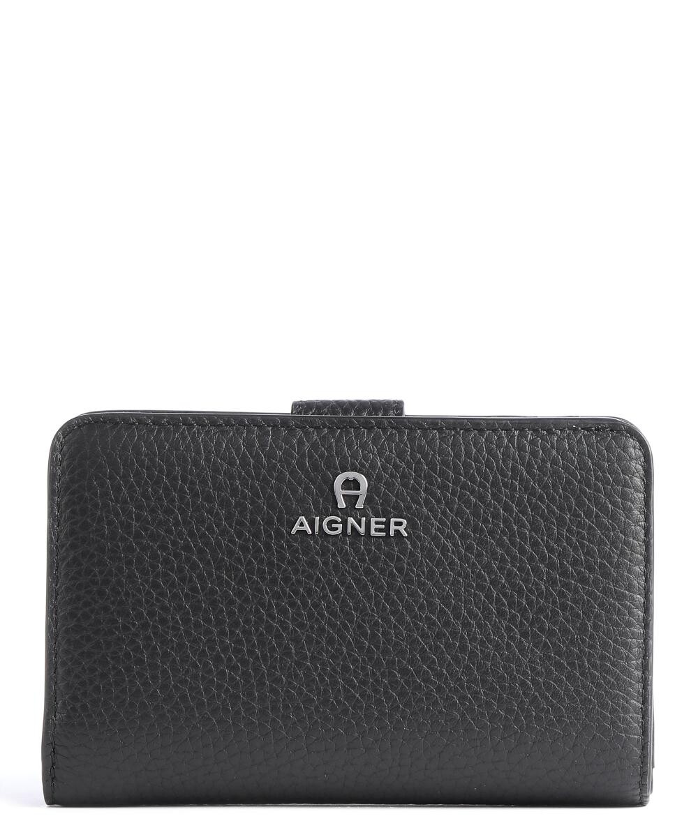 RFID-кошелек Ivy из зернистой яловой кожи Aigner, черный
RFID-кошелек Ivy из зернистой яловой кожи Aigner, черный