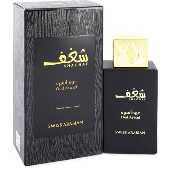Парфюмированная вода, 75 мл Swiss Arabian, Shaghaf Oud Aswad
Парфюмированная вода, 75 мл Swiss Arabian, Shaghaf Oud Aswad
