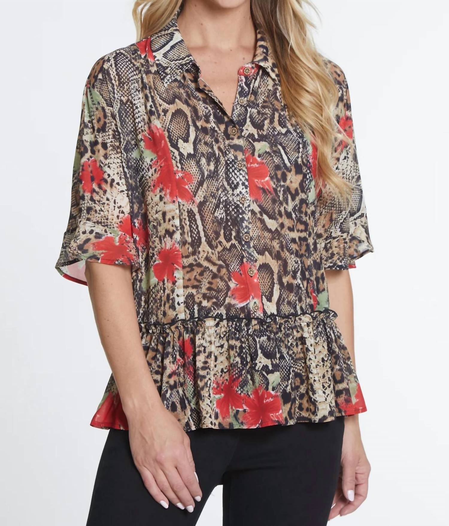 Пеплум-топ с принтом в нескольких цветах Multiples, цвет multi
Пеплум-топ с принтом в нескольких цветах Multiples, цвет multi