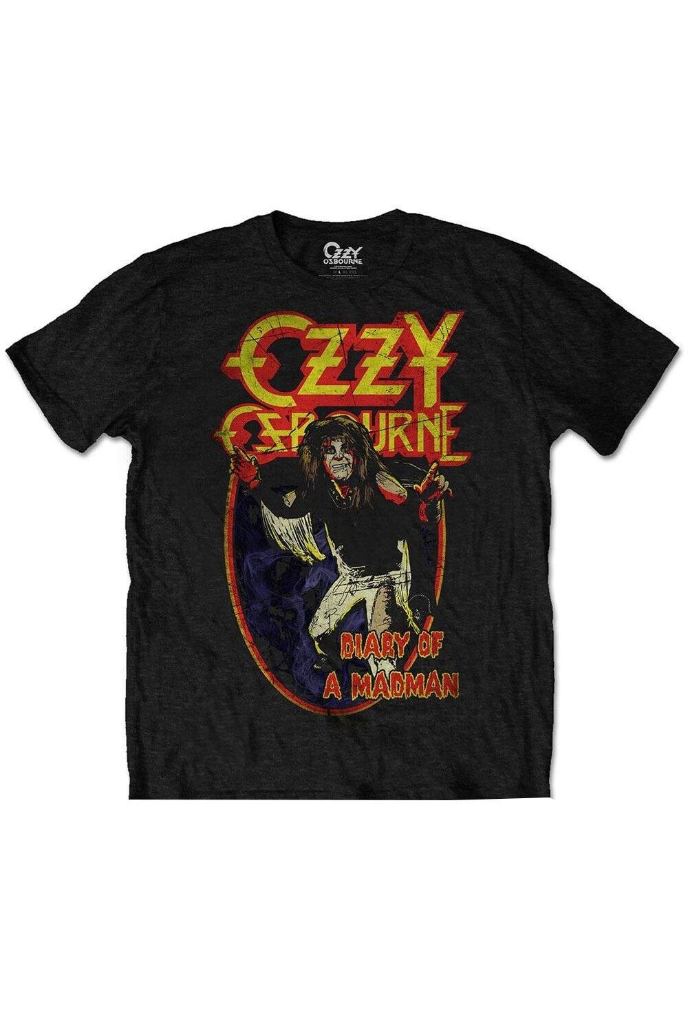 Хлопковая футболка «Дневник безумца» Ozzy Osbourne, черный
Хлопковая футболка «Дневник безумца» Ozzy Osbourne, черный