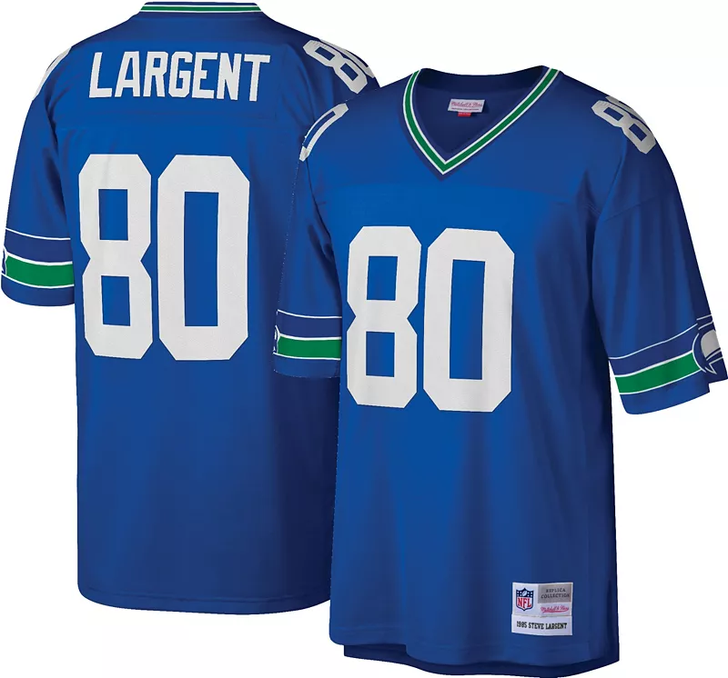 Мужская футболка Mitchell & Ness Seattle Seahawks Steve Largent № 80 1985 года
Мужская футболка Mitchell & Ness Seattle Seahawks Steve Largent № 80 1985 года