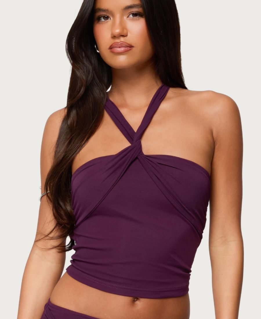 Женский сетчатый топ Maggi с завязанной спинкой Edikted, Purple
Женский сетчатый топ Maggi с завязанной спинкой Edikted, Purple