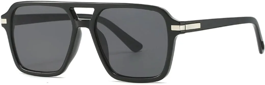 Роскошные солнцезащитные очки большого размера для женщин и мужчин в винтажном панк-стиле, с крупной оправой и двойной перемычкой (черные) TVTBBVV, Black Black
Роскошные солнцезащитные очки большого размера для женщин и мужчин в винтажном панк-стиле, с крупной оправой и двойной перемычкой (черные) TVTBBVV, Black Black