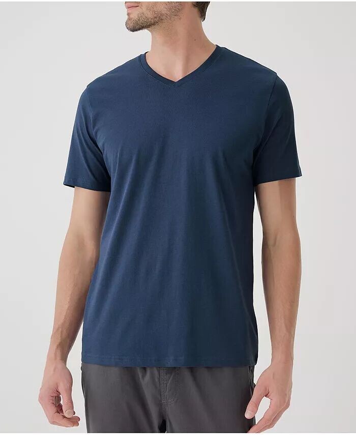 Мужская футболка из мягкого хлопка с v-образным вырезом из органического хлопка Pact, синий
Мужская футболка из мягкого хлопка с v-образным вырезом из органического хлопка Pact, синий