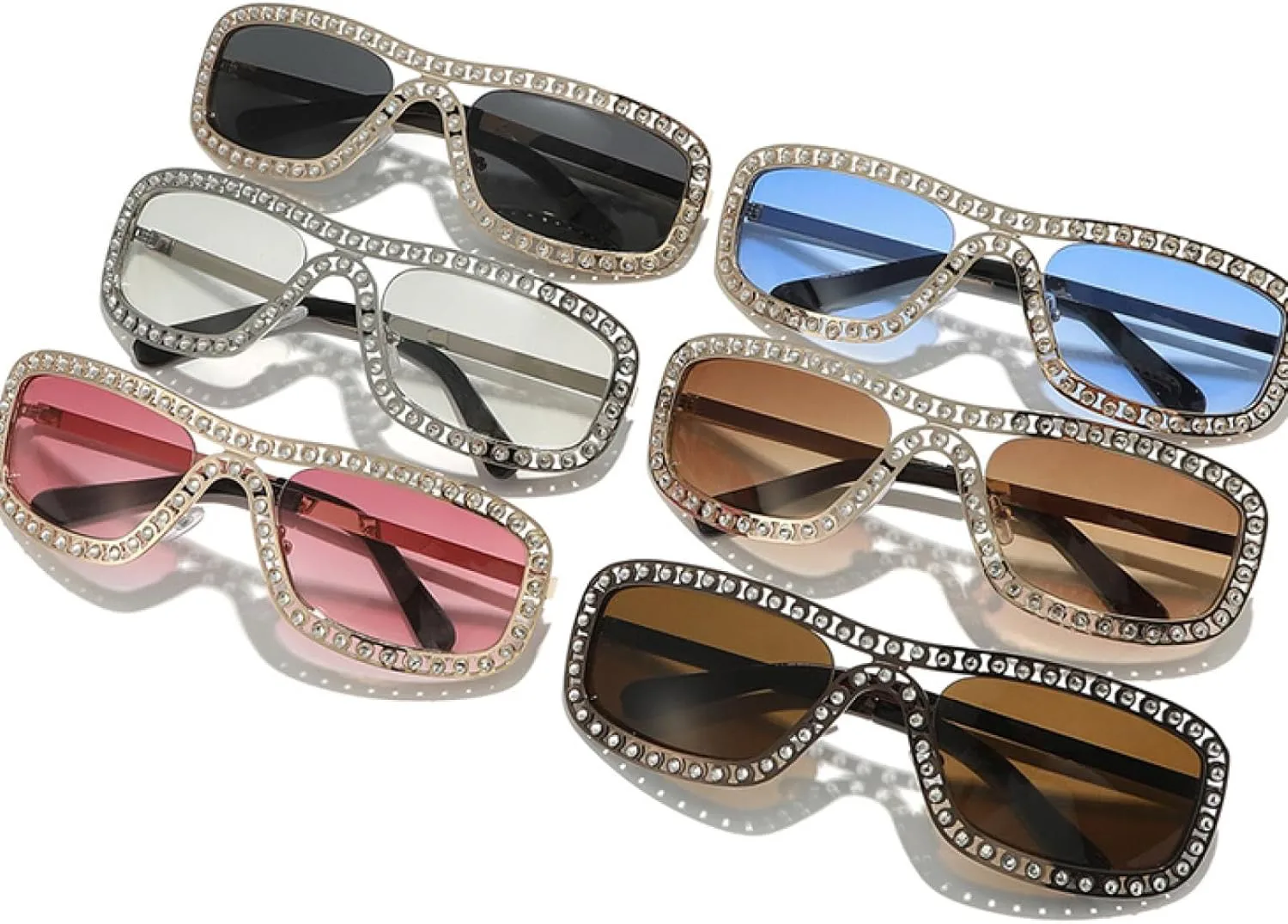 Ретро-солнцезащитные очки с бриллиантами, увеличенного размера, с защитой от УФ-излучения UV400, модные очки для женщин и мужчин, класса люкс VVTWSSW, Gold-brown
Ретро-солнцезащитные очки с бриллиантами, увеличенного размера, с защитой от УФ-излучения UV400, модные очки для женщин и мужчин, класса люкс VVTWSSW, Gold-brown