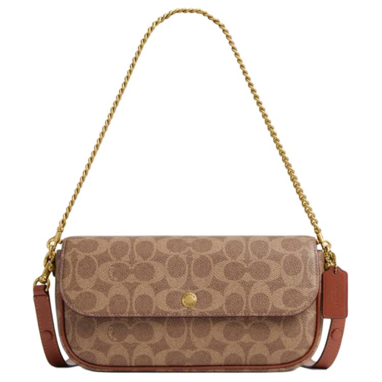 COACH Женская сумка через плечо из искусственной кожи среднего размера коричневого желто-карамельного цвета
COACH Женская сумка через плечо из искусственной кожи среднего размера коричневого желто-карамельного цвета