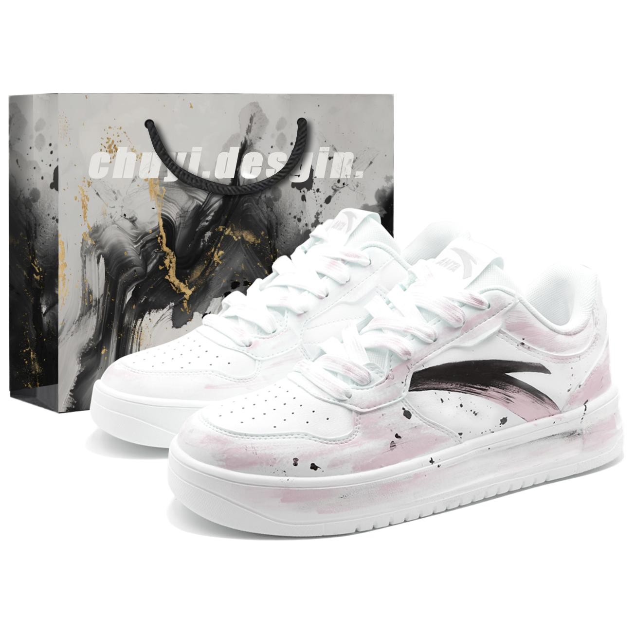 ANTA Кроссовки для скейтбординга Life Collection, противоскользящие, износостойкие, низкие, белые, мужские
ANTA Кроссовки для скейтбординга Life Collection, противоскользящие, износостойкие, низкие, белые, мужские