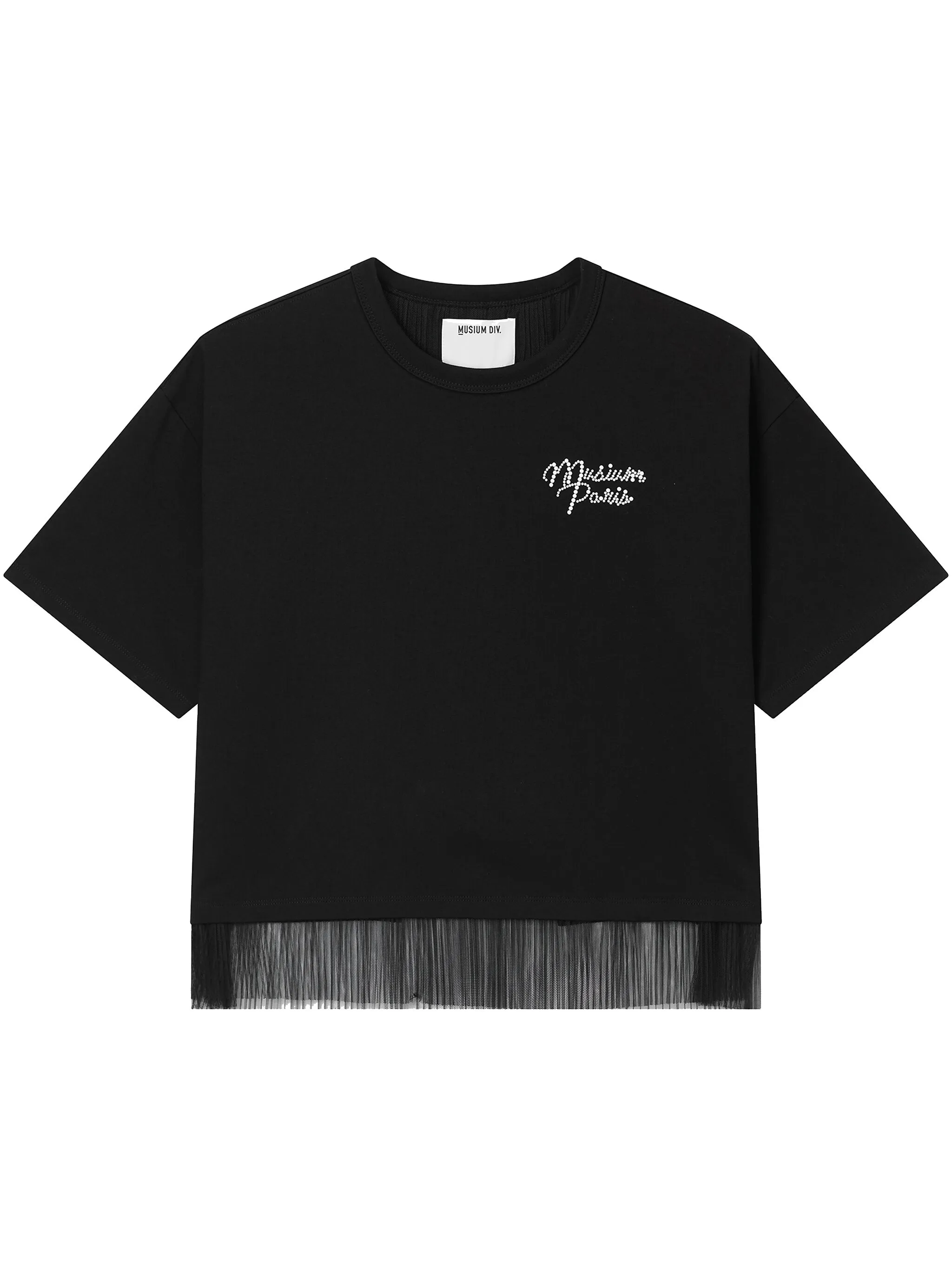 Футболка с вышитым логотипом Musium Div., черный
Футболка с вышитым логотипом Musium Div., черный