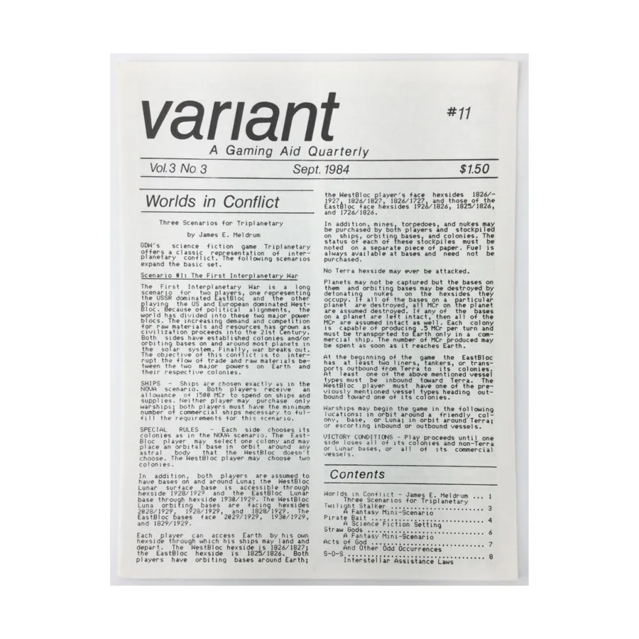 Журнал Vol. 3, #3 "Worlds in Conflict, Twilight Stalker, Pirate Bait", Variant Magazine
Журнал Vol. 3, #3 "Worlds in Conflict, Twilight Stalker, Pirate Bait", Variant Magazine