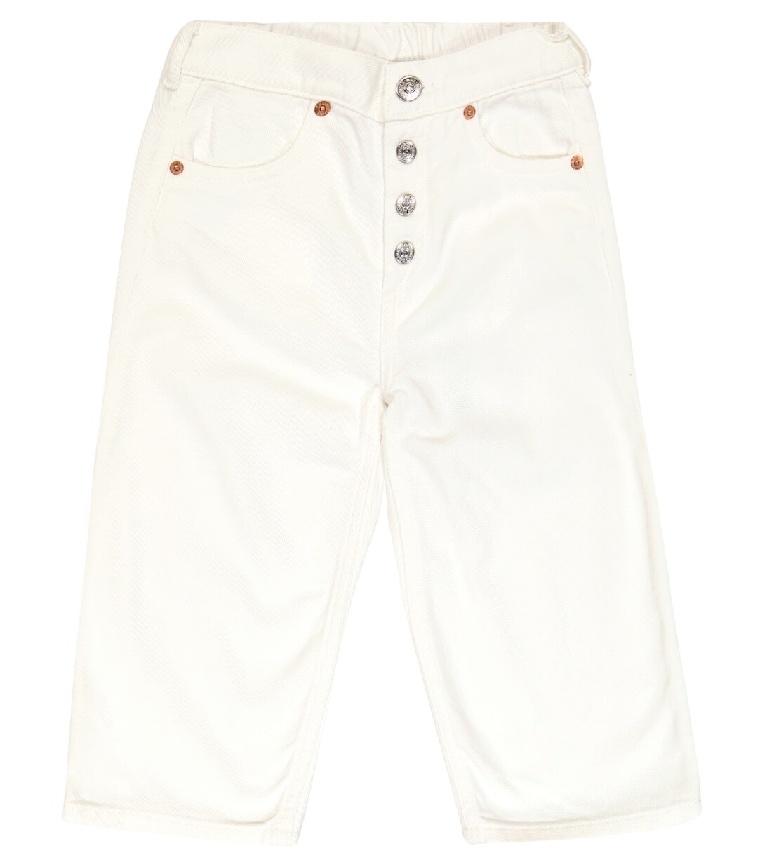 Джинсы прямого кроя MM6 Maison Margiela, белый 
Джинсы прямого кроя MM6 Maison Margiela, белый