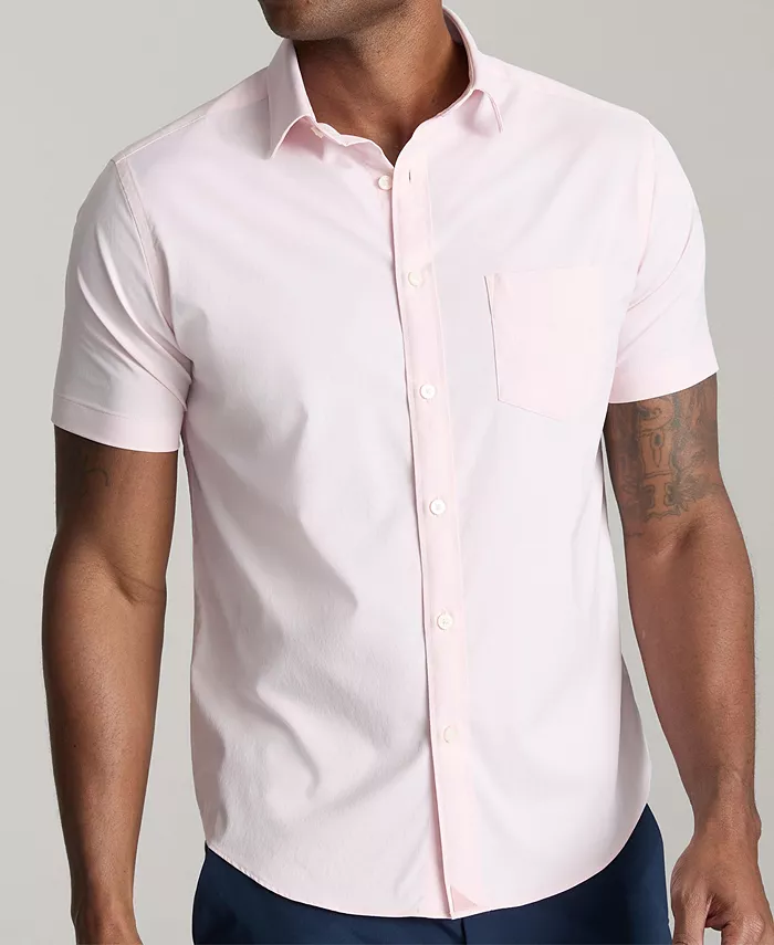 Мужская классическая рубашка с коротким рукавом Gironde, не требующая глажки, из высокотехнологичной ткани UNTUCKit, розовый
Мужская классическая рубашка с коротким рукавом Gironde, не требующая глажки, из высокотехнологичной ткани UNTUCKit, розовый