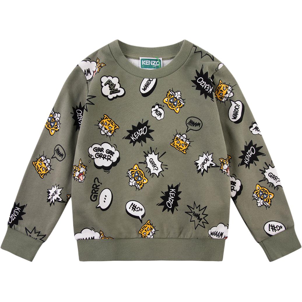 KENZO Свитшот SS24 Khaki Kids'
KENZO Свитшот SS24 Khaki Kids'